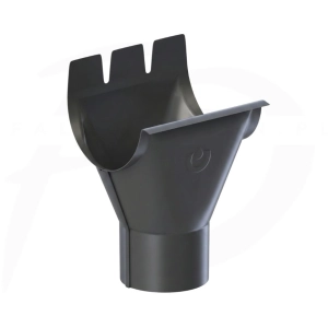 Lej spustowy stalowy 125/90 firmy KROP kolor grafitowy